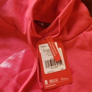 The North Face Tops - North Face pink hooded sweatshirt size L NWT The North Face Tops - North Face pink hooded sweatshirt size L NWT